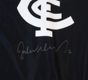 CARLTON: 150th Anniversary limited edition guernseys (2, L & XL), the former signed by John Nicholls, the latter by Stephen Kernahan. (2) - 2