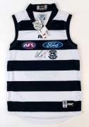 GEELONG: ISC&nbsp;guernsey&nbsp;(size L), signed on the front by Joel Selwood.&nbsp;