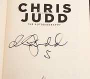AUTOGRAPHED LITERATURE: with hardbound Chris Judd "Inside - the Autobiography"; James Hird "Reading the Play; Kevin Bartlett "A life in Football";&nbsp;Kevin Sheedy "Stand Your Ground"; Alan Didak & Heath Shaw autographs in "Side by Side - a Season with Collin - 7