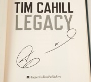 AUTOGRAPHED LITERATURE: with hardbound MARTIAL ARTS: Ronda Rousey "My Fight/Your Fight";  MOTORCYCLE GP: Case Stoner "Pushing the Limits";  SOCCER: Tim Cahill "Legacy"; SWIMMING: Ian Thorpe "This Is Me"; also softbound RUGBY "John Eales - The Biography". - 5