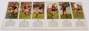 1964, 1965 & 1966 MOBIL 'VFL' Photo Cards: 1964 complete [40], 1965 [39/40, ex card #3], 1966 complete [40, some cards abrased/damaged],&nbsp;all are glued down into Mobil albums; Poor to Fair/Good. (3 albums) - 7