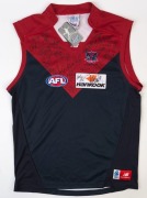 MELBOURNE: c.2009-10&nbsp;guernsey&nbsp;(size 2XL), numerous signatures including Jack Watts, Nathan Jones, Mark Jamar & Jack Grimes.