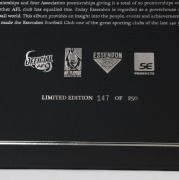 ESSENDON&nbsp;- LITERATURE: "Celebrating 140 Years", limited edition hardbound booklet album, 5 of the pages personally signed by David Evans, James Hird, Matthew Lloyd, Simon Madden & Jobe Watson; numbered #147 of only 250 produced, Retail $250+. - 2