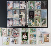 Accumulation with 1938 John Player 'Cricketers 1938'&nbsp; [10/50], 1948 Weeties&nbsp;'Leading Cricketers'&nbsp;&nbsp;[8/32], 1972 Sunicrust&nbsp;Weg/Comedy Cricket [13/18], 1984 Texaco Trophy [12], 1997 Sanitariun/Weetbix&nbsp;'Bradman Greatest Hits' [12];&nbsp;&nbsp;also 1994-1995 Futera&nbsp;Cric