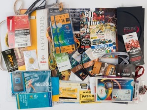 ADMISSION TICKETS: Noughties assortment with Sydney 2000 Official Events Guide & Aquatic Centre admission tickets, other admission tickets for 2002 World Cup Quarter Final Match (England v Brazil), 2006 Melbourne Commonwealth Games,  2007 A-League Grand f
