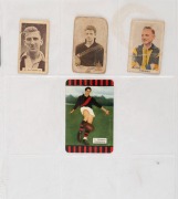 ASSORTMENT with 1969 Sun Valley/Twisties Player Caricatures [7/24] including Bobby Skilton & Peter Bedford (2); other oddments from Hoadleys, Allen's, etc in very mixed plus a 1954 Coles Series 1 card for J.Towner (Essendon, good condition); also Brunswic - 4