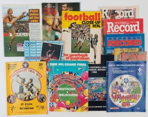 LITERATURE: Collector's archive in three cartons with books including hardbound "Botham - My Autobiography" (1994), "The Complete Who's Who of Test Cricketers" by Christopher Martin-Jenkins (1980), "McGilvray - The Game is not the Same" (1986); 1970s-1980s periodicals incl. 1986 "Bradman and The Bush" by Piesse & Ferguson (1986), various issues of 'Australian Cricket' (incl.1970 Yearbook) 'Cricketer' (incl. 1976 annual) & 'World of Cricket' magazines;