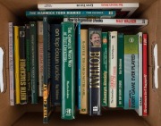 LITERATURE: Collector's archive in three cartons with books including hardbound "Botham - My Autobiography" (1994), "The Complete Who's Who of Test Cricketers" by Christopher Martin-Jenkins (1980), "McGilvray - The Game is not the Same" (1986); 1970s-1980 - 3