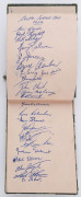 AUTOGRAPH BOOK: with AUSTRALIAN RULES: 1954 Hawthorn FC team including John Kennedy (Vice-Capt), Ted Fletcher (Capt.), John Peck, Allan Woodley, Alf Hughes & Len Crane; 1954 Carlton FC incl. Ken Hands, Bruce Comben, Bob Crowe, George Ferry, Graham Gilchr - 3