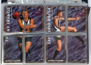 1995 COLLECTOR CARDS: in blue album with AFLPA&nbsp;Football Quarters Series 1 complete set of [62],&nbsp; incomplete Series 2 (33 cards), plus assorted duplicates. (125) - 2
