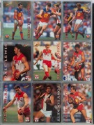 1995 COLLECTOR CARDS: in blue album with various sets&nbsp;including Coca-Cola Team Classics set&nbsp;[16], AFL Select AFLPA&nbsp;complete set [450], Select AFL 'All Australian' set&nbsp; [21], Select 'Stat Smasher' set [5], miscellaneous other 1995 'Select' issues in sets.&nbsp; - 2