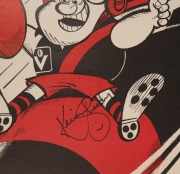 ESSENDON: Original 1984 Weg poster, SIGNED BY KEVIN SHEEDY; good condition.&nbsp; - 2