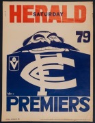 CARLTON: 1979, 1981 & 1982 (internal tears) original&nbsp;Weg posters, some aging. Fair/Good condition. (3)