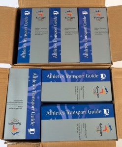THE SYDNEY OLYMPIC FEDERATION ARCHIVES - LITERATURE: 'Athletes Transport Guide' booklet, with text in English & French, 253pp softbound; 90 copies, as issued.