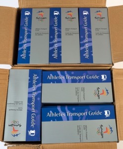 THE SYDNEY OLYMPIC FEDERATION ARCHIVES - LITERATURE: 'Athletes Transport Guide' booklet, with text in English & French, 253pp softbound; 90 copies, as issued.