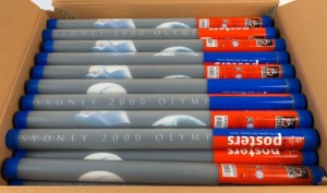 THE SYDNEY OLYMPIC FEDERATION ARCHIVES - POSTERS: official licensed posters for 'Boxing', in presentation tubes as issued, original retail $29.95 each; 41 examples, as new.