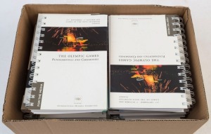 THE SYDNEY OLYMPIC FEDERATION ARCHIVES - LITERATURE: 'The Olympic Games - Fundamentals and Ceremonies', media guide (in English) 149pp spiralbound, 20 copies, as new.