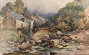 DAVID HALL McKEWAN (Britain, 1817-1873), A Mill, Scotland, watercolour, signed lower left "D.H. McKewan", 34 x 54cm, 62 x 82cm overall