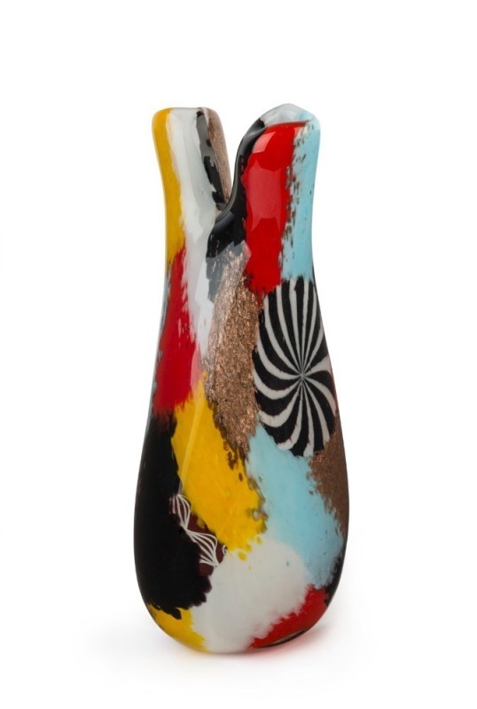 DINO MARTENS design Oriente Murano glass vase, ​​​​​​​30cm high