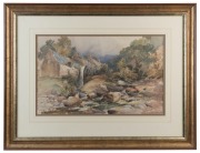 DAVID HALL McKEWAN (Britain, 1817-1873), A Mill, Scotland, watercolour, signed lower left "D.H. McKewan", ​​​​​​​34 x 54cm, 62 x 82cm overall - 3