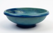 MOORCROFT&nbsp;"Waving Corn" pattern pottery bowl, circa 1920s, stamped "Made In England", with underglaze blue signature "W. Moorcroft", 7cm high, 20.5cm diameter - 3