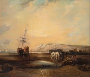 O'CONNOR (maritime scene), oil on canvas, signed and dated "O'Connor 1843" lower left, 30 x 35cm, 42 x 47cm overall