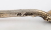 A superb Imperial Russian gilded silver and enamel spoon, hallmarked for Moscow, 88 and "OP" for Finnish born FABERGE&nbsp;Workmaster Oskar Woldemar Pihl&nbsp;(1890 - 1959);&nbsp;early 20th century. 13cm long, 17.5 grams. - 3