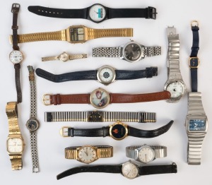 Seventeen assorted vintage wristwatches, 20th century