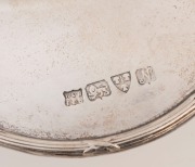 An English sterling silver oval serving bowl by Herbert Edward Barker & Frank Ernest Barker of Chester, circa 1913, 34cm wide, 372 grams - 2