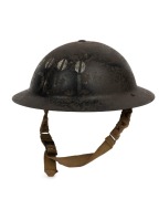 WWII period English Police helmet, stencilled "POLICE, 9000", circa 1940s, 