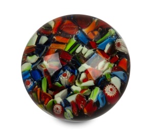Glass paperweight, 20th century, 6cm high, 7cm wide