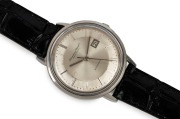 I.W.C. (INTERNATIONAL WATCH COMPANY) SCHAFFHAUSEN steel cased wristwatch with automatic movement, baton&nbsp;numerals and date window, 4cm wide including crown