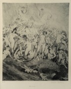 NORMAN LINDSAY (1879 - 1969), Pegasus, posthumous lithograph, ​​​​​​​35 x 28cm, 61 x 50cm overall