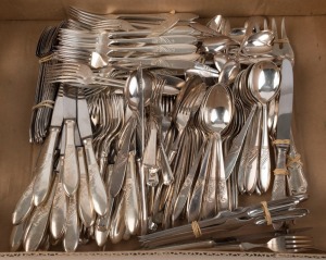 Assorted silver plated cutlery, 20th century