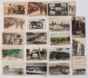 1900s-1950s mostly Australian selection with lots of real-photo including Sydney & environs, NSW South Coast (pub. Murray Views, coloured), Grafton, Wollongong, Mt. Wilson (NSW), Jenolan, Brisbane & Melbourne; also Coffs Harbour & Taree souvenir cards, pl