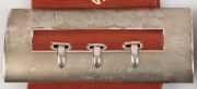 1954 & 1957 SOUTH AUSTRALIAN ST LEGER: Winner's sashes with metallic braided tassels and sterling silvers buckles, the former stamped, 'C.W. Ottaway & Co, Adelaide", total buckle weight, 570gr.&nbsp;(2 items) - 2