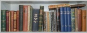 A collection of books over several shelves; very diverse subjects and condition; mainly hardcover. (130+) - 4