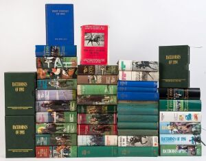 1944 - 1997 almost complete set of Timeform "Best Horses" or "Race Horses" of the year; (41 volumes + 2 duplicates).