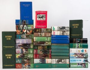 1944 - 1997 almost complete set of Timeform "Best Horses" or "Race Horses" of the year; (41 volumes + 2 duplicates).