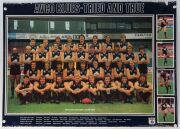 CARLTON: 1970 (Blues player with 6 fingers), 1979, 1982 & 1995 original WEG Premiership posters; also a 1983 Team Photo poster and 1983 Grand Final poster. - 5