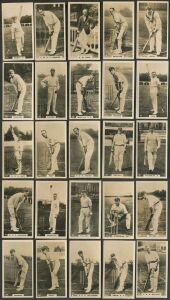 1926 WILLS (NEW ZEALAND): "English Cricketers" real-photo series [25], G/VG.
