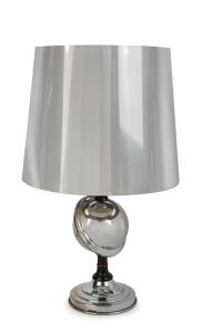 Machine Age "SATURN" table lamp and shade, ​​​​​​​46cm high overall