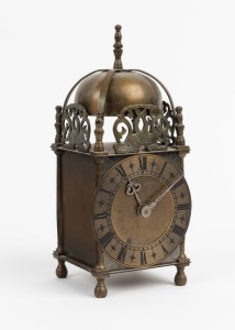 A vintage English lantern style clock by SMITH'S of Great Britain, 20th century, ​​​​​​​25cm high