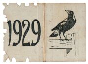 COLLINGWOOD:1929 Member's Season Ticket, low ticket number '257', with Fixture List & holes punched for each game attended. Good condition. Premiership Year - the 3rd of Collingwood's record 4-in-a-row.