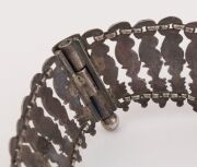 Antique Indian silver anklet with intricate mango design, Uttar Pradesh, 19th/20th century, 10cm diameter, 119 grams. PROVENANCE: Private Collection, Melbourne. Purchased in Jaipur, Rajasthan, 27th July, 1988. - 7