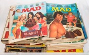 "MAD" MAGAZINE: complete run of issues from No.51 (Dec. 1959) to No. 202 (Oct. 1978); condition variable. (152). Satirical magazine founded in 1952 by Harvey Kurtzman and published by Bill Gaines, hitting a peak circulation of 2,000,000+ in the early/mid