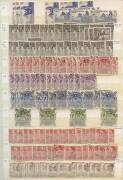 1913-2007 extensive duplicated used collection in 8 s/books and envelopes. With singles, sets, blocks and souvenir sheets, starting with the 'Roos to 2/-, KGV heads to 1/4, with the definitives and commemoratives incl. the h/values. All in various quantit - 2