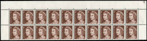 Good range, mainly **. OS opts incl. 2d & 3d K'ford Smith*; 1966-74 specialized collection on annotated pages. Incl. blocks & strips with varieties. Noted 1c QEII strip of 20 with Plate No.4; 4c QEII strips of 20 with top & bottom Plate No's, 16 - 28 and 