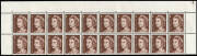 Good range, mainly **. OS opts incl. 2d & 3d K'ford Smith*; 1966-74 specialized collection on annotated pages. Incl. blocks & strips with varieties. Noted 1c QEII strip of 20 with Plate No.4; 4c QEII strips of 20 with top & bottom Plate No's, 16 - 28 and 