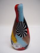 DINO MARTENS design Oriente Murano glass vase, ​​​​​​​30cm high - 3